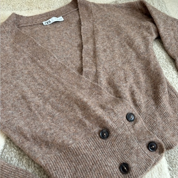 ZARA | Brown Cardigan - Picture 3 of 4